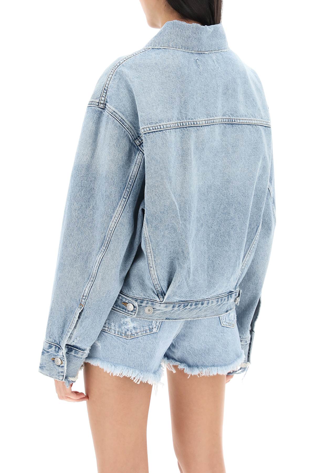 Agolde distressed denim jacket