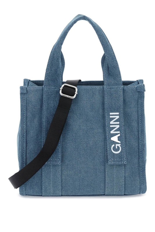 Ganni Ganni denim tote bag