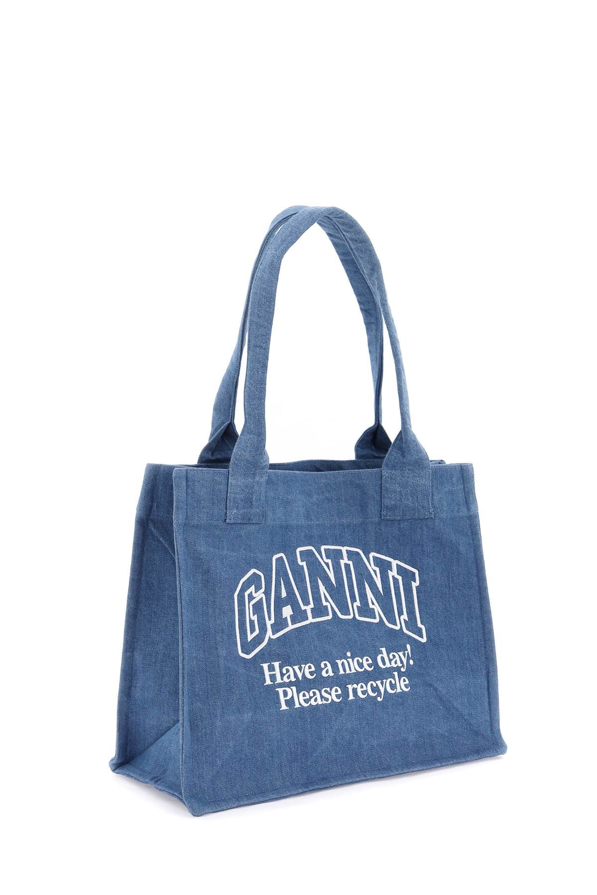 Ganni Ganni tote bag with embroidery