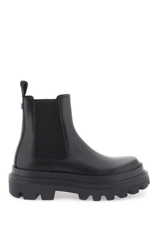 Dolce & Gabbana Dolce & gabbana chelsea boots in brushed leather