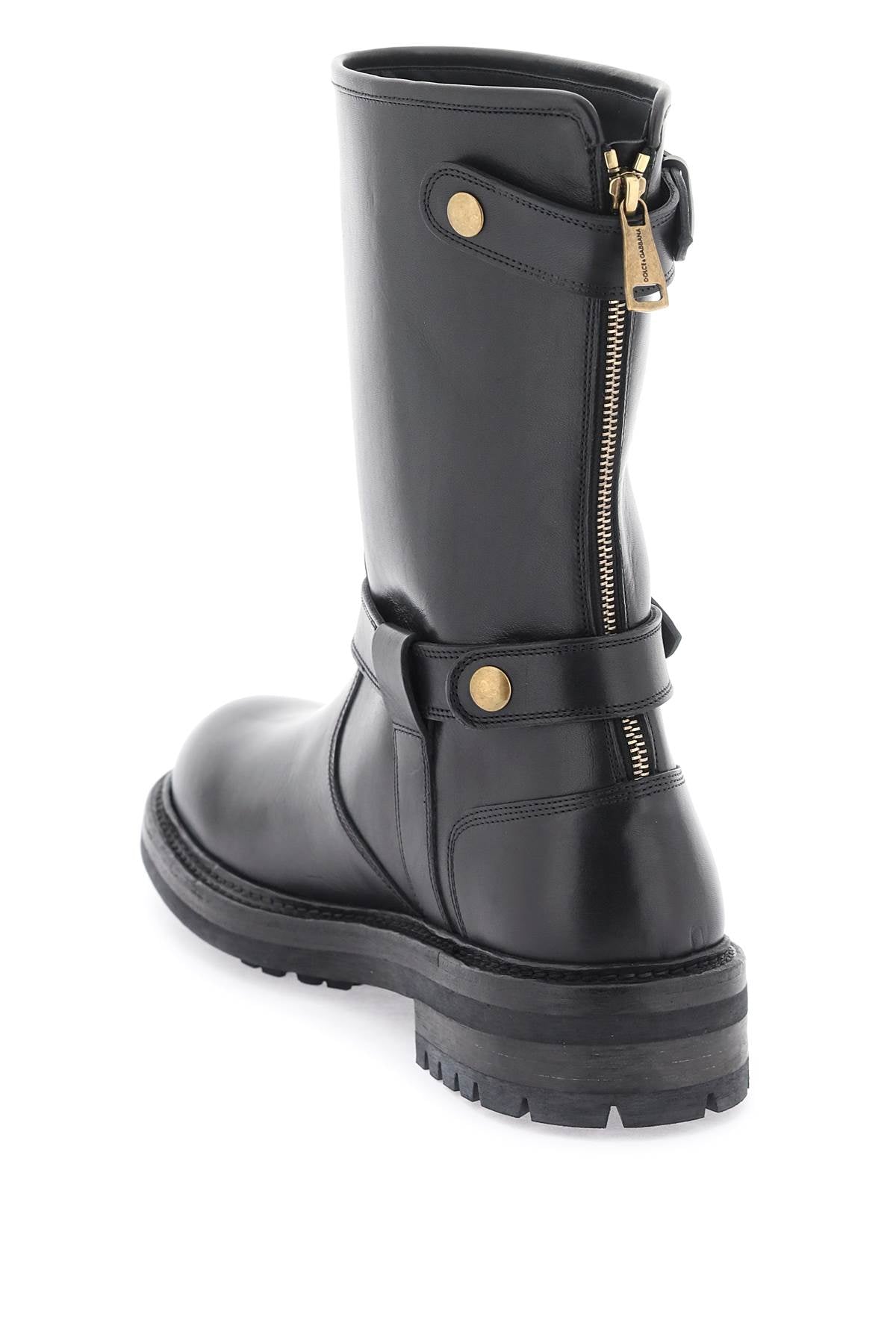 Dolce & Gabbana Dolce & gabbana leather biker boots