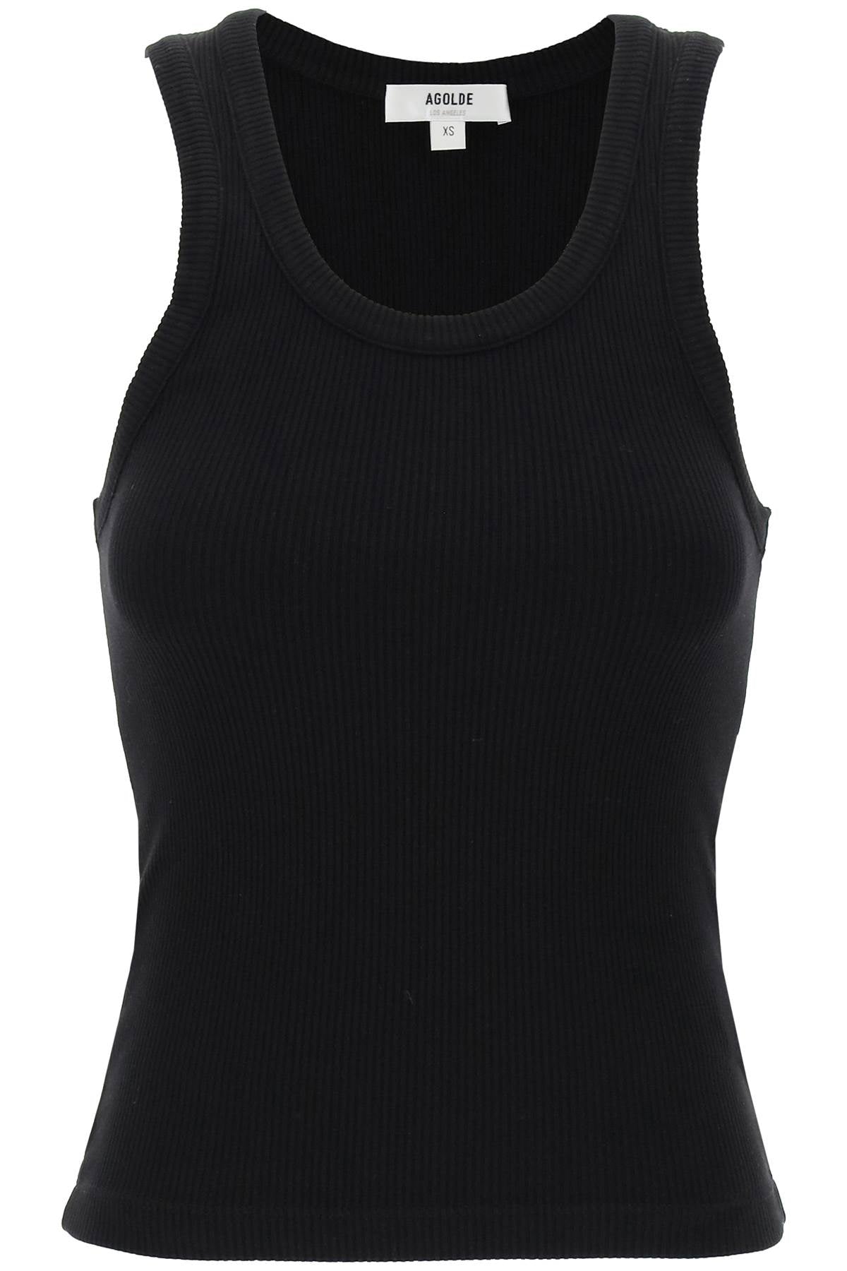 Agolde Agolde poppy ribbed tank top