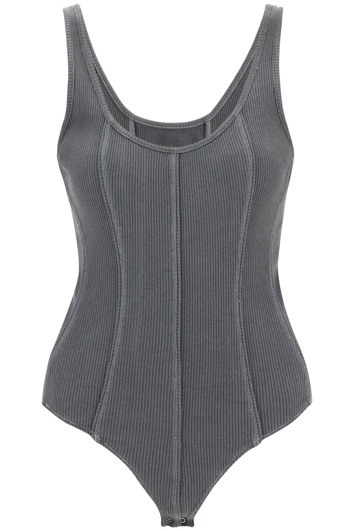 Agolde Agolde 'elna' rib knit tank bodysuit