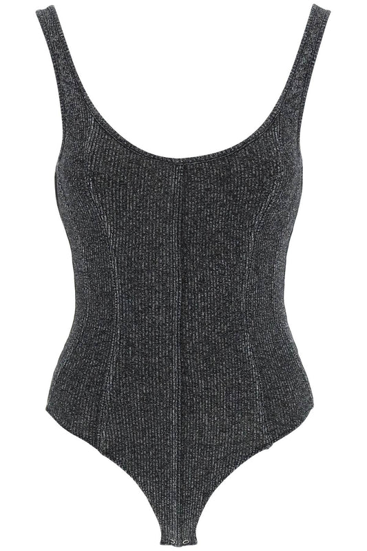 Agolde Agolde 'elna' rib knit tank bodysuit