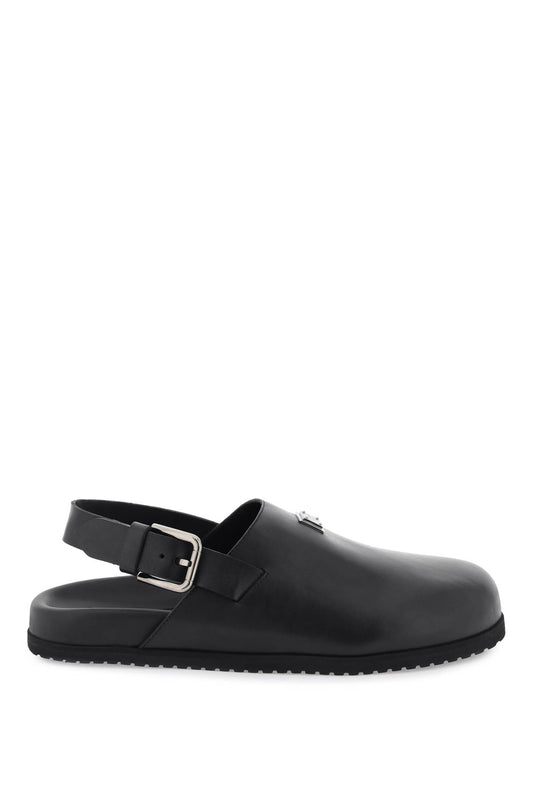 Dolce & Gabbana Dolce & gabbana leather clogs with buckle