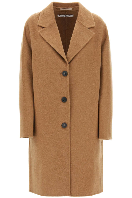 Acne Studios Acne studios cappotto midi in lana e alpaca