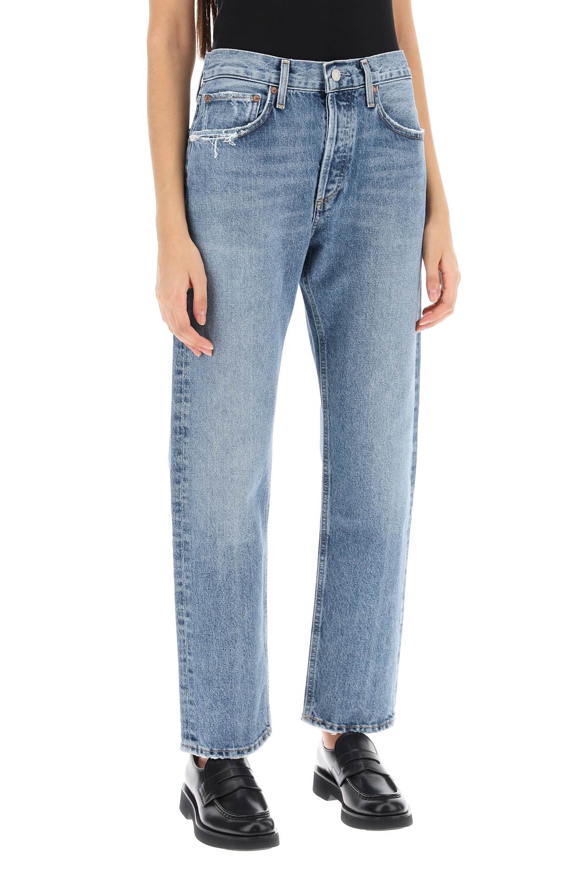 Agolde Agolde parker cropped jeans