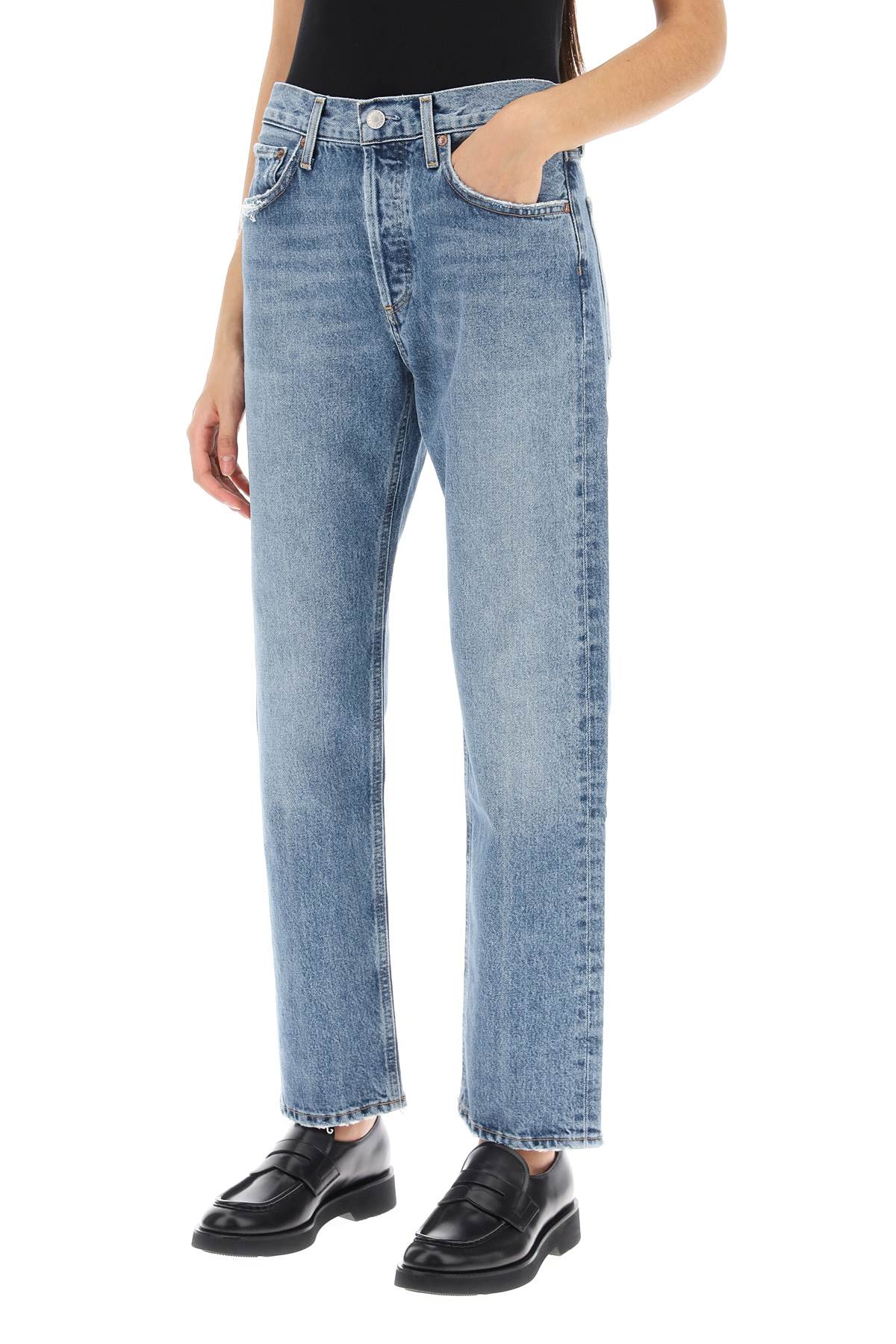 Agolde Agolde parker cropped jeans