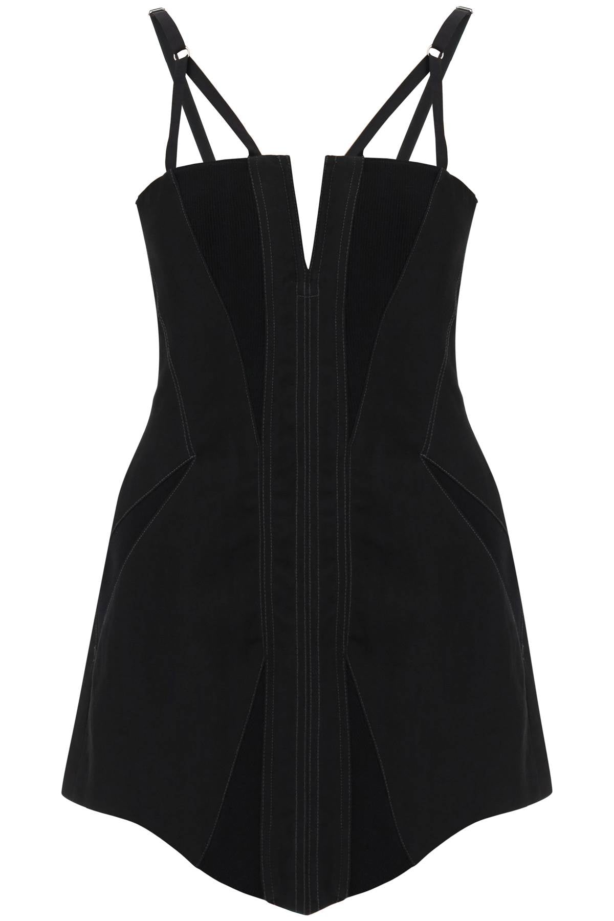 Dion Lee Dion lee fork nylon mini dress