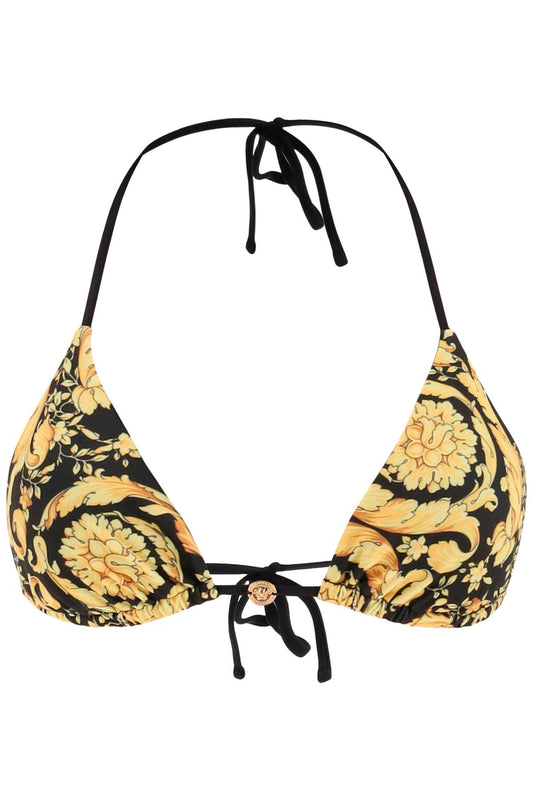 Versace Versace barocco triangle bikini top