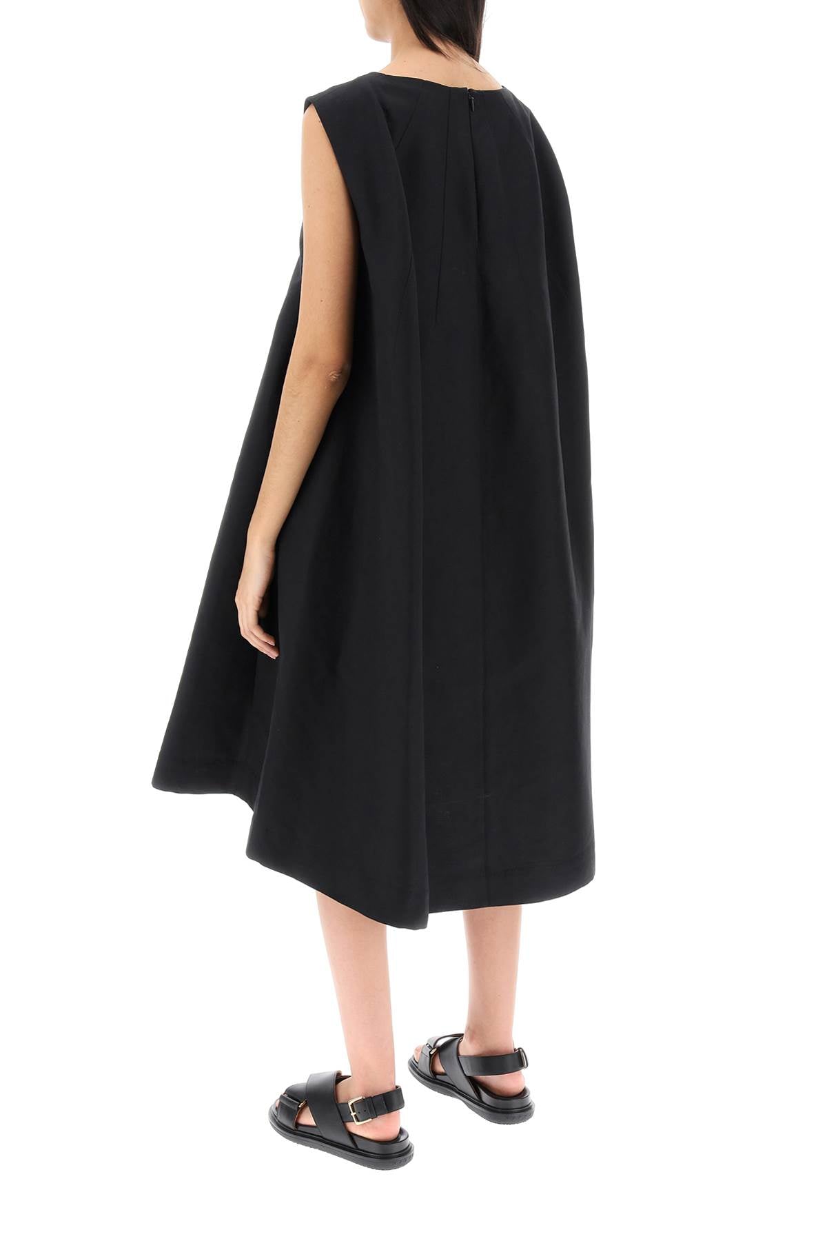 Marni Marni flared dress in cotton cady