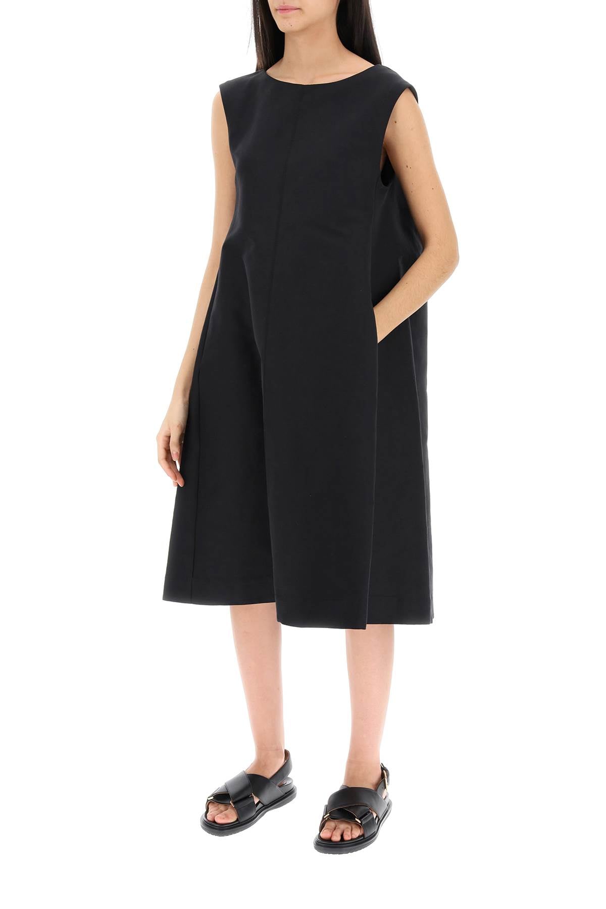 Marni Marni flared dress in cotton cady