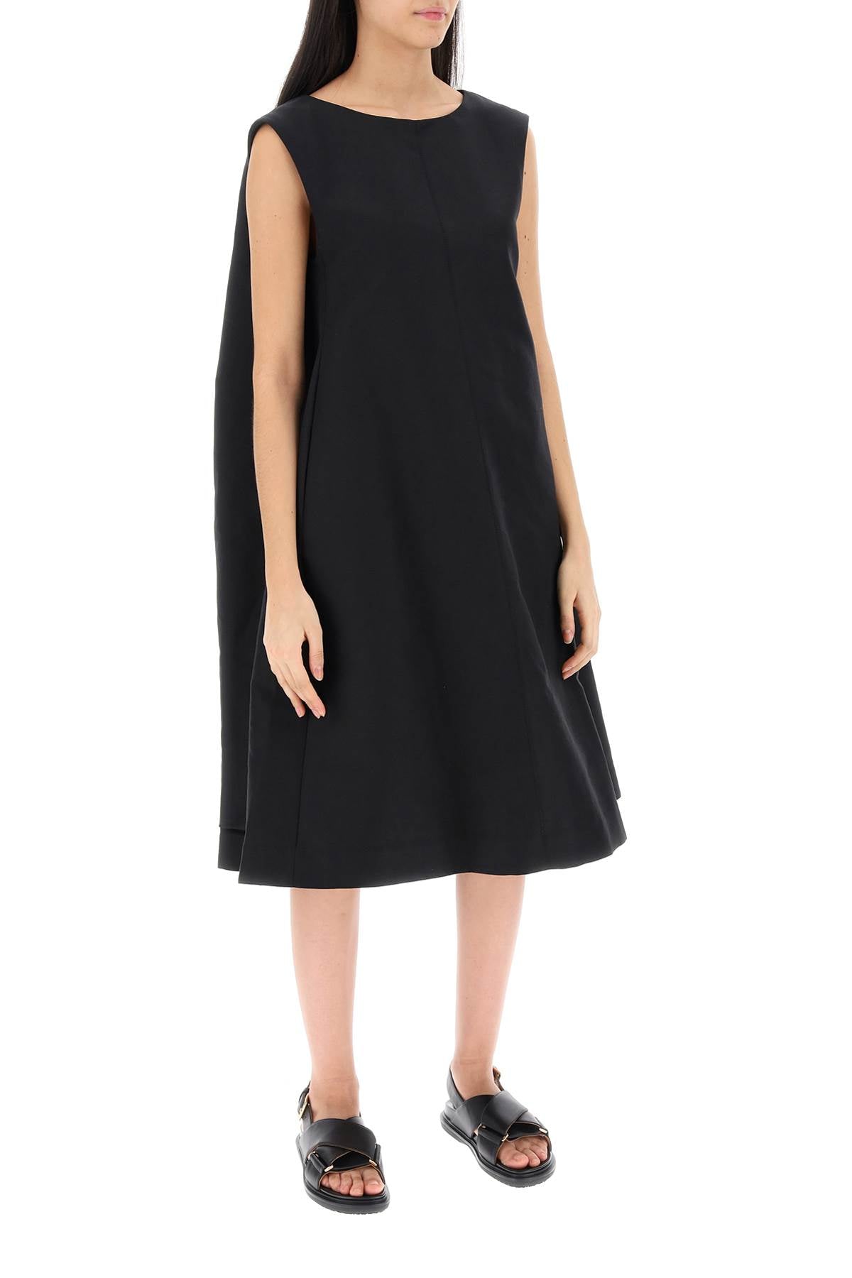 Marni Marni flared dress in cotton cady