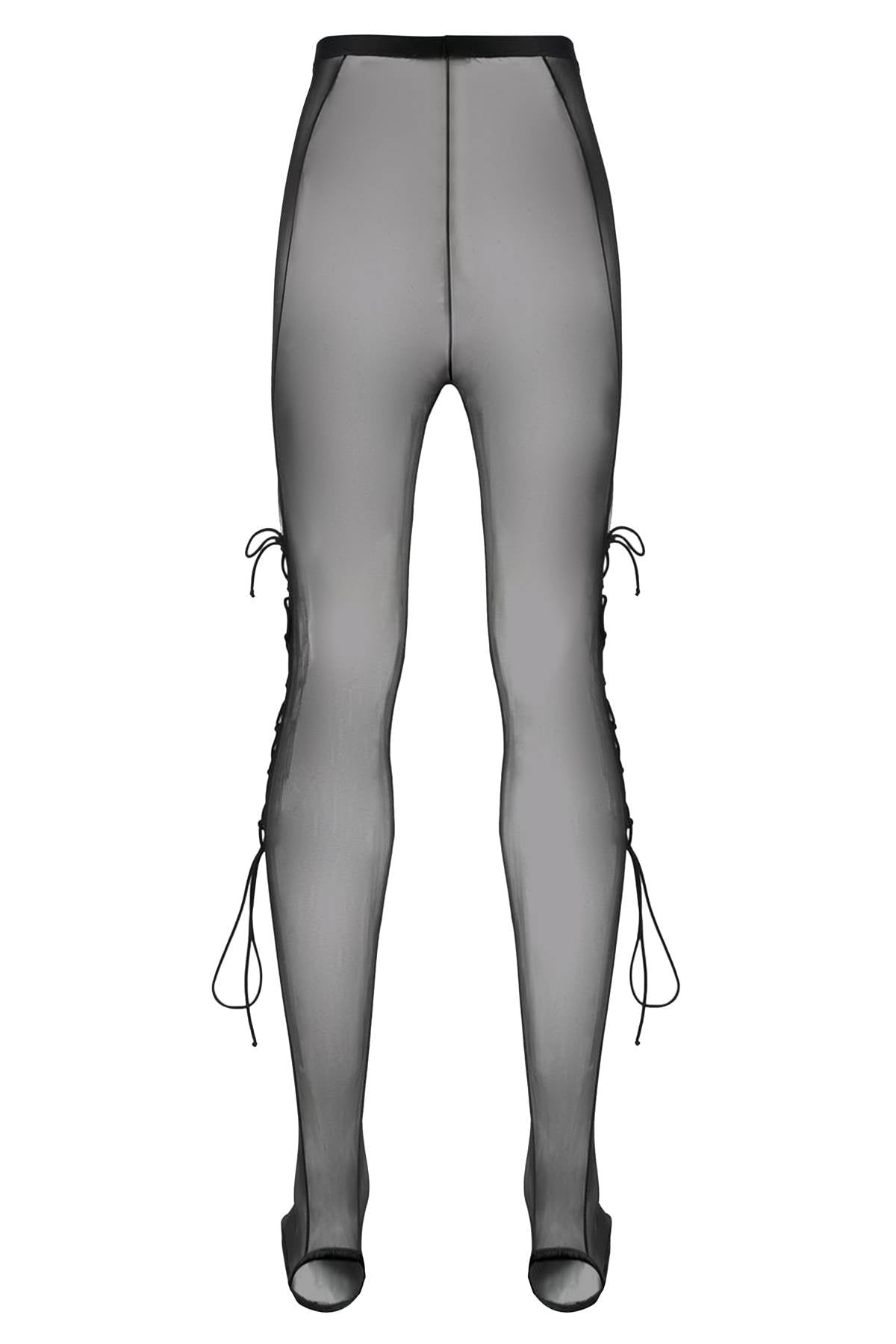 Nensi Dojaka Nensi dojaka tulle tights with lacing