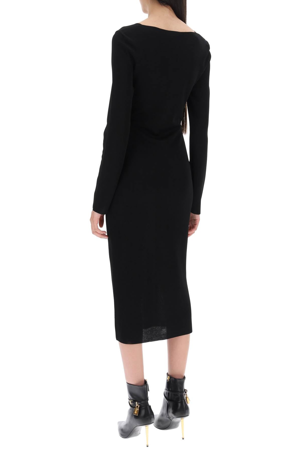 Tom Ford Tom ford knitted midi dress with cut-outs