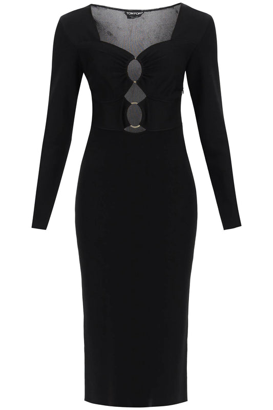 Tom Ford Tom ford knitted midi dress with cut-outs