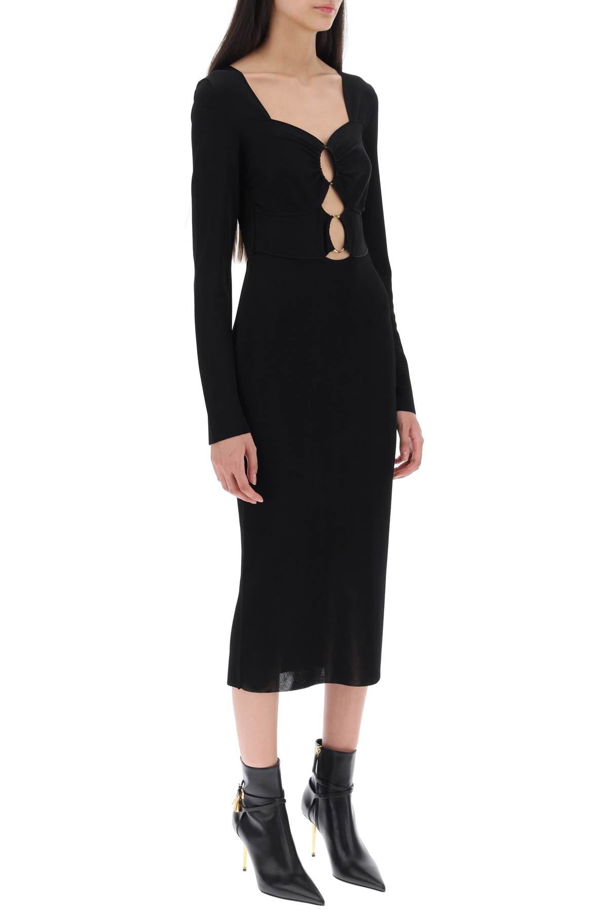 Tom Ford Tom ford knitted midi dress with cut-outs