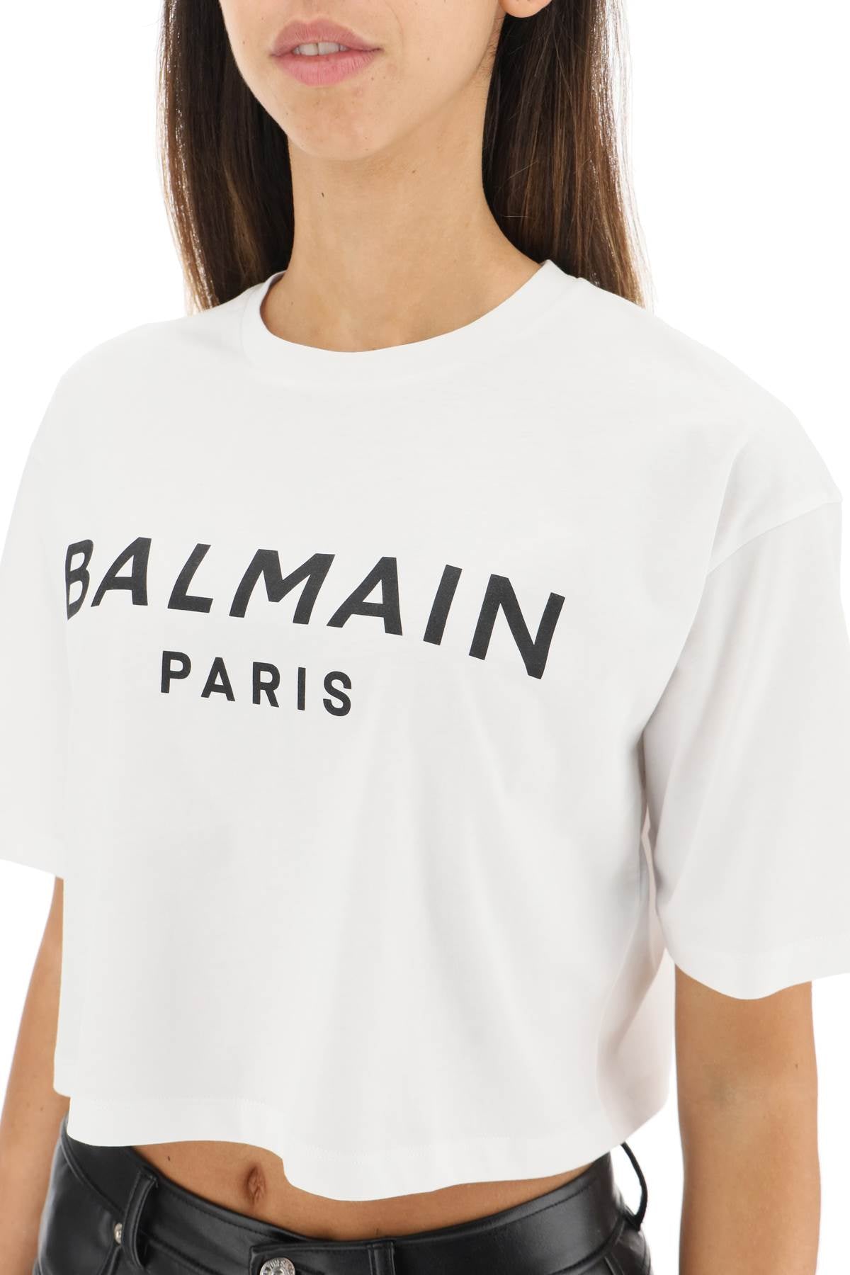 Balmain Balmain logo print boxy t-shirt