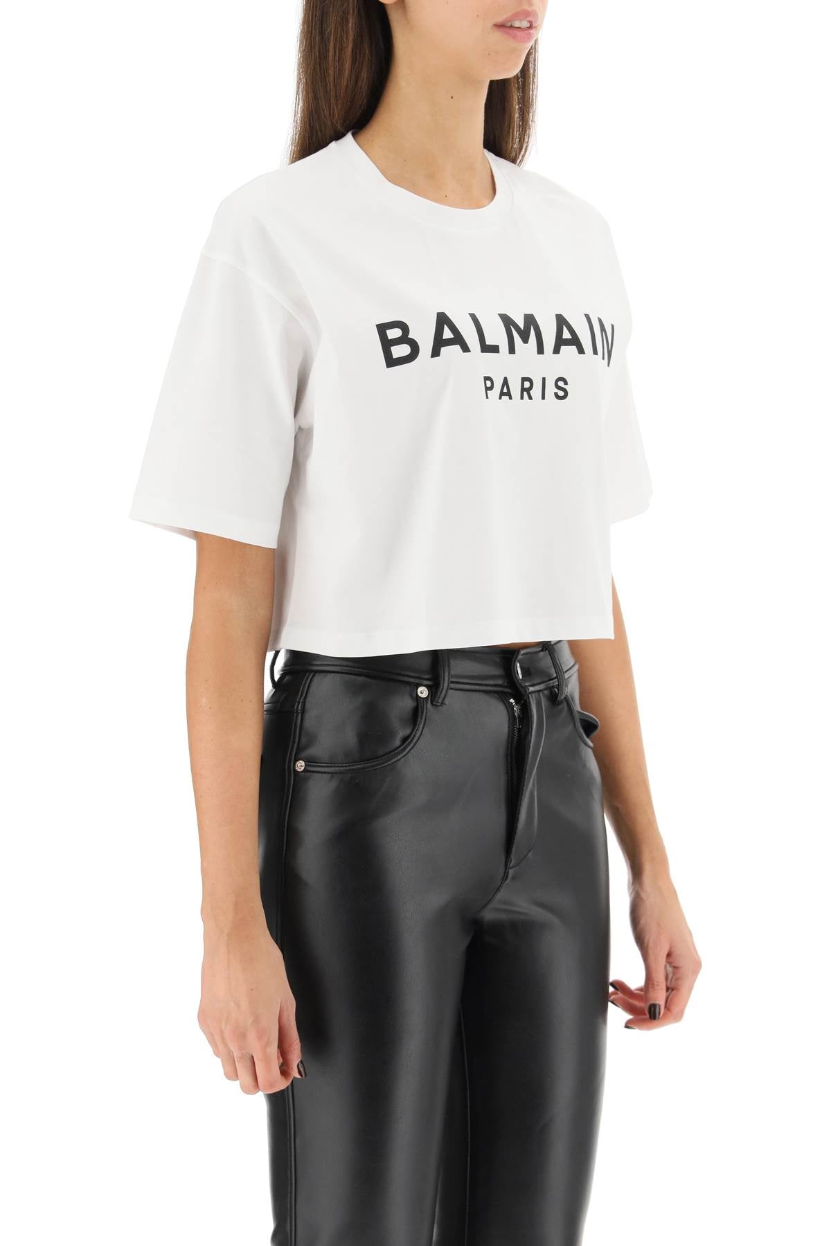 Balmain Balmain logo print boxy t-shirt