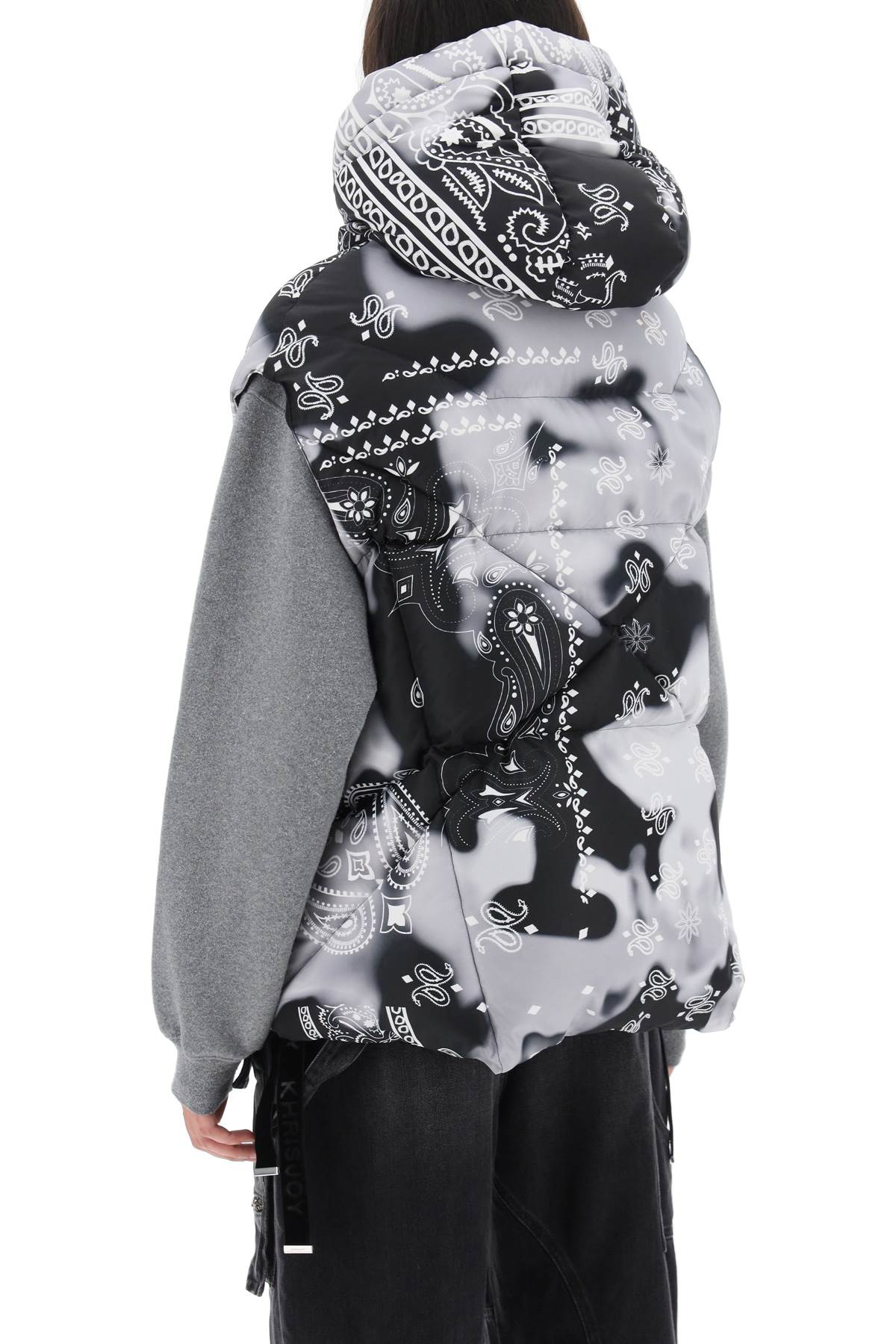 Khrisjoy Khrisjoy bandana print iconic down vest