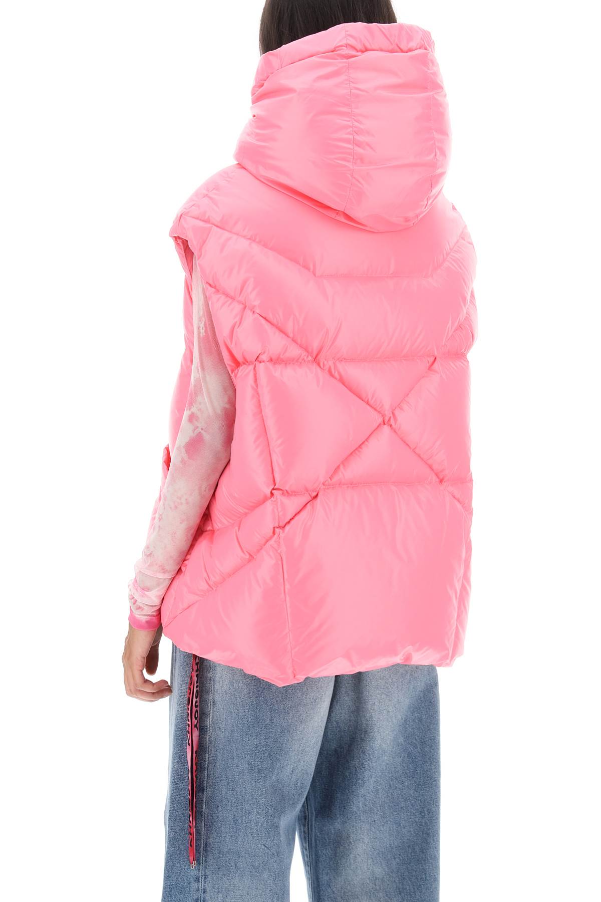 Khrisjoy Khrisjoy oversized puffer vest with hood