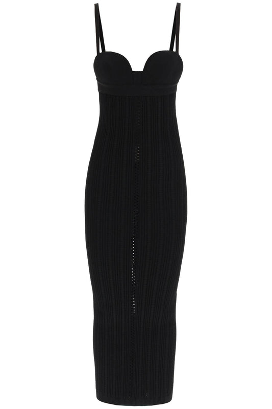 N.21 N.21 openwork knit sheath dress