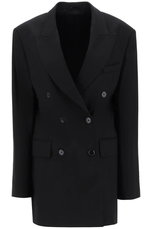 Acne Studios Acne studios double-breasted jacket in herringbone fabric