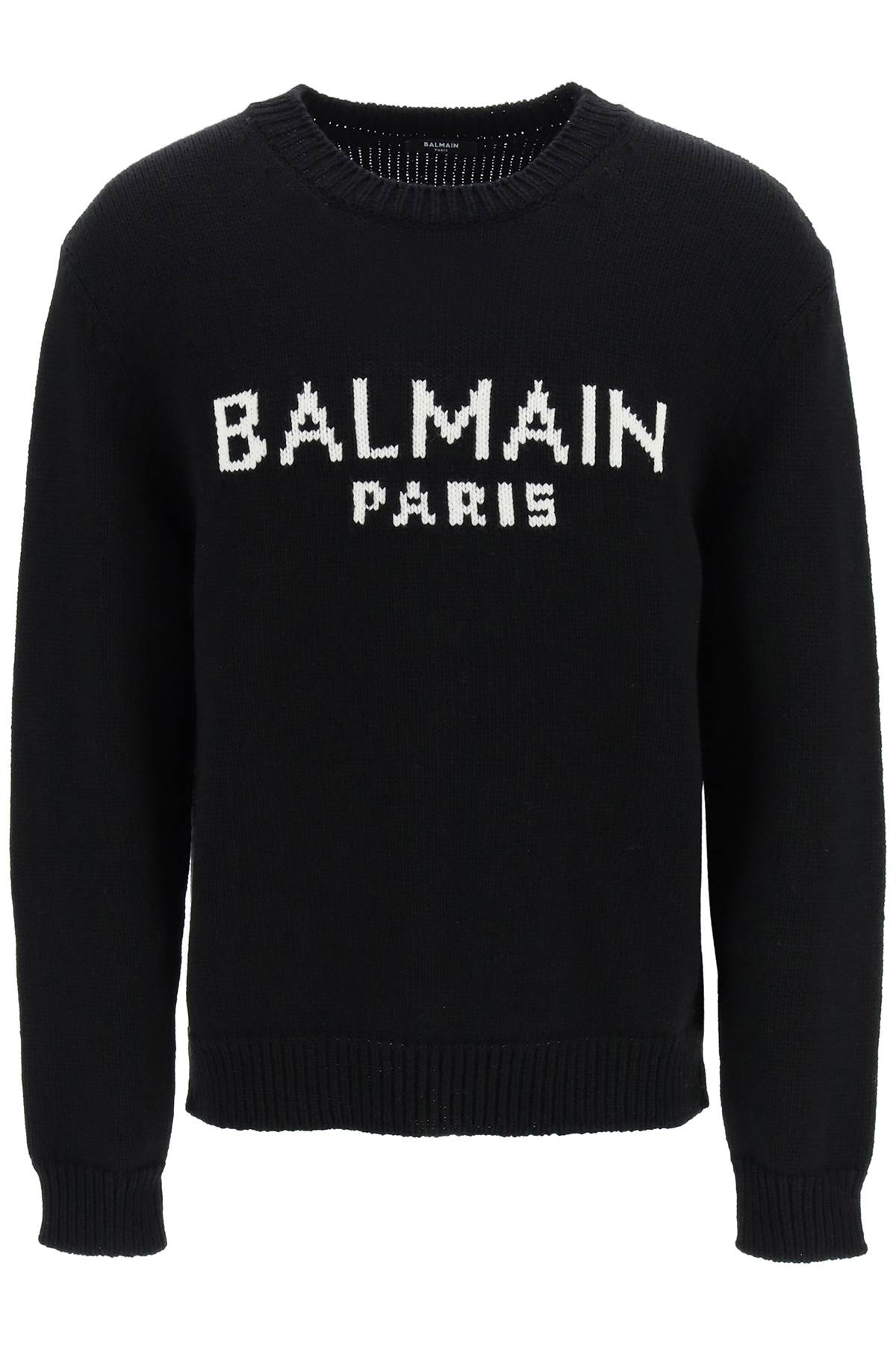 Balmain Balmain jacquard logo sweater