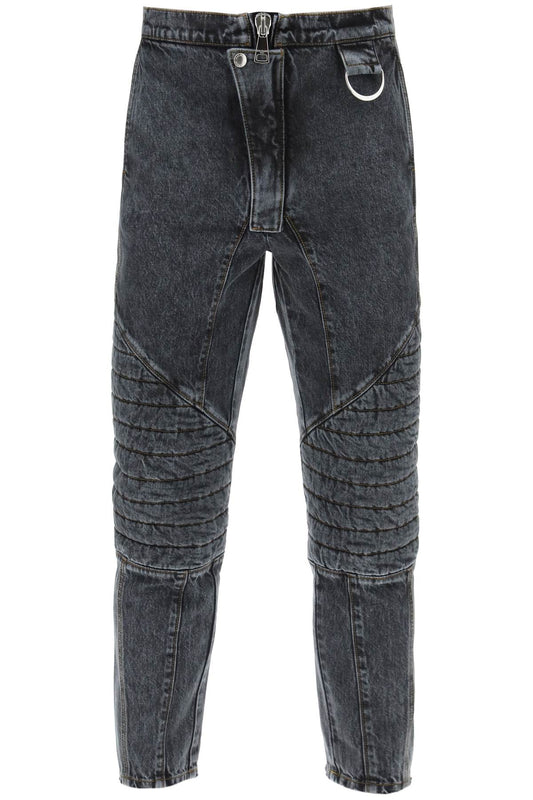 Balmain Balmain jeans with quilted and padded inserts