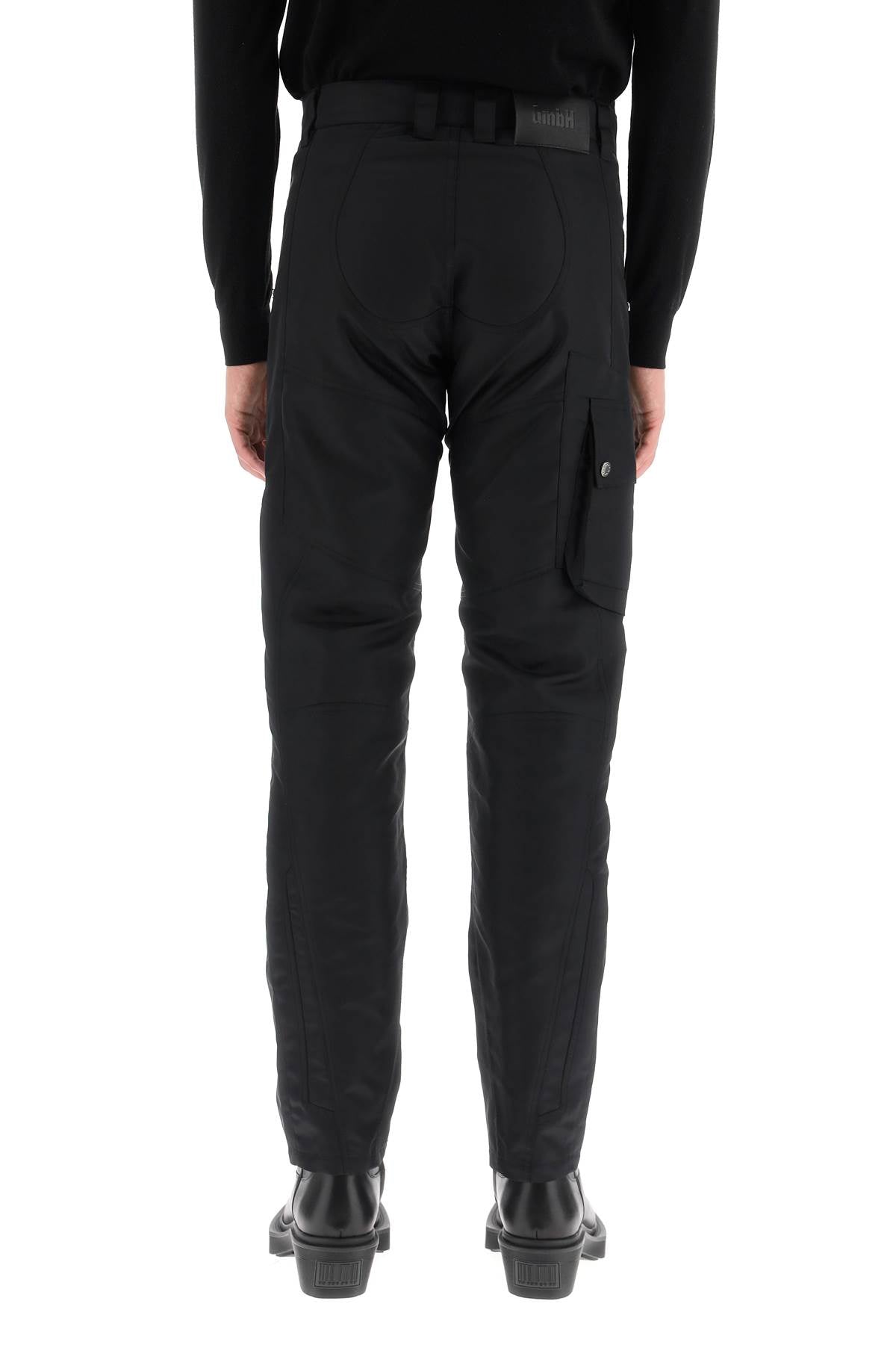 GMBH Gmbh 'asim' nylon biker trousers