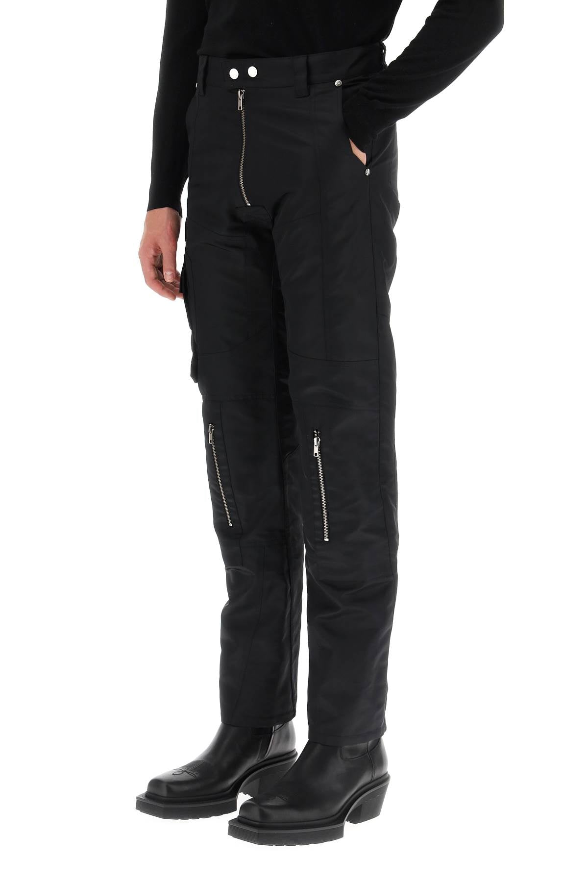 GMBH Gmbh 'asim' nylon biker trousers