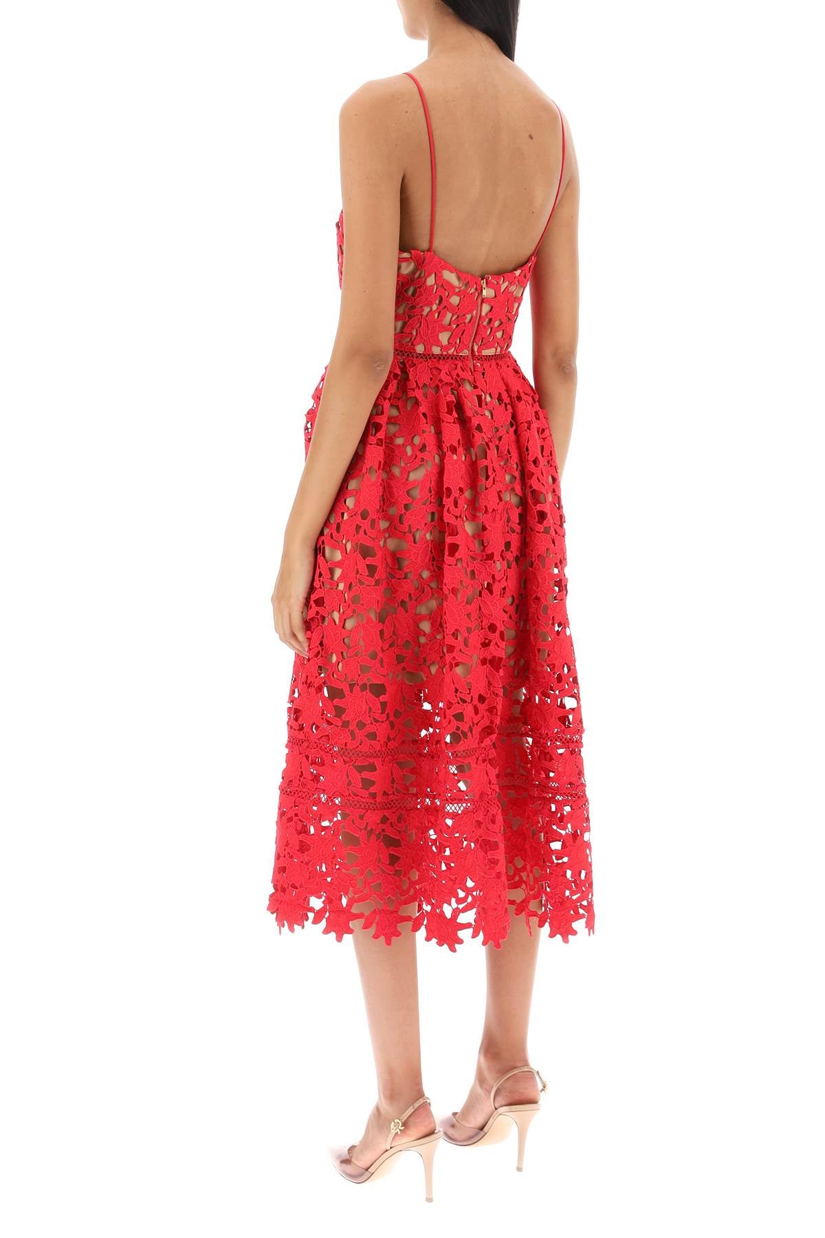 Self Portrait Self portrait azaelea floral lace midi dress