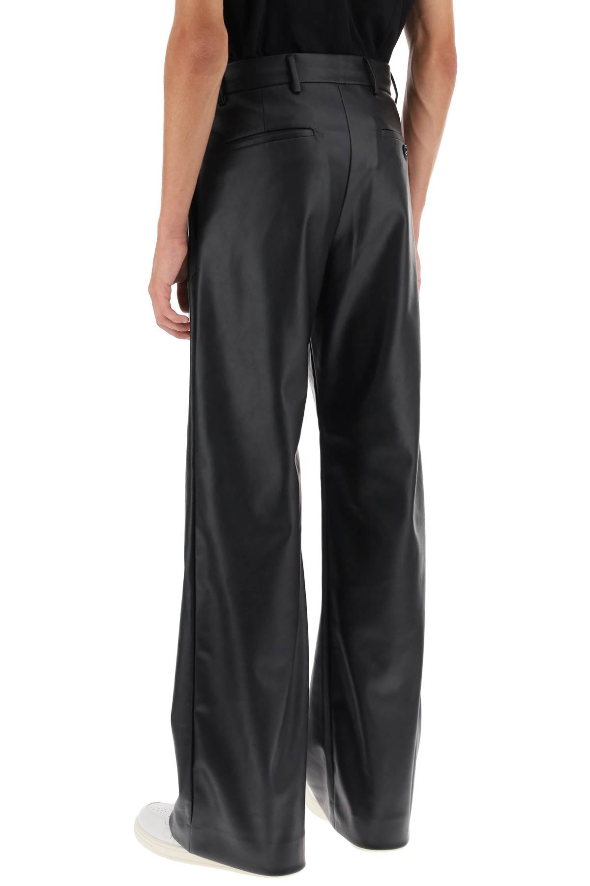 Amiri Amiri faux leather wide leg pants