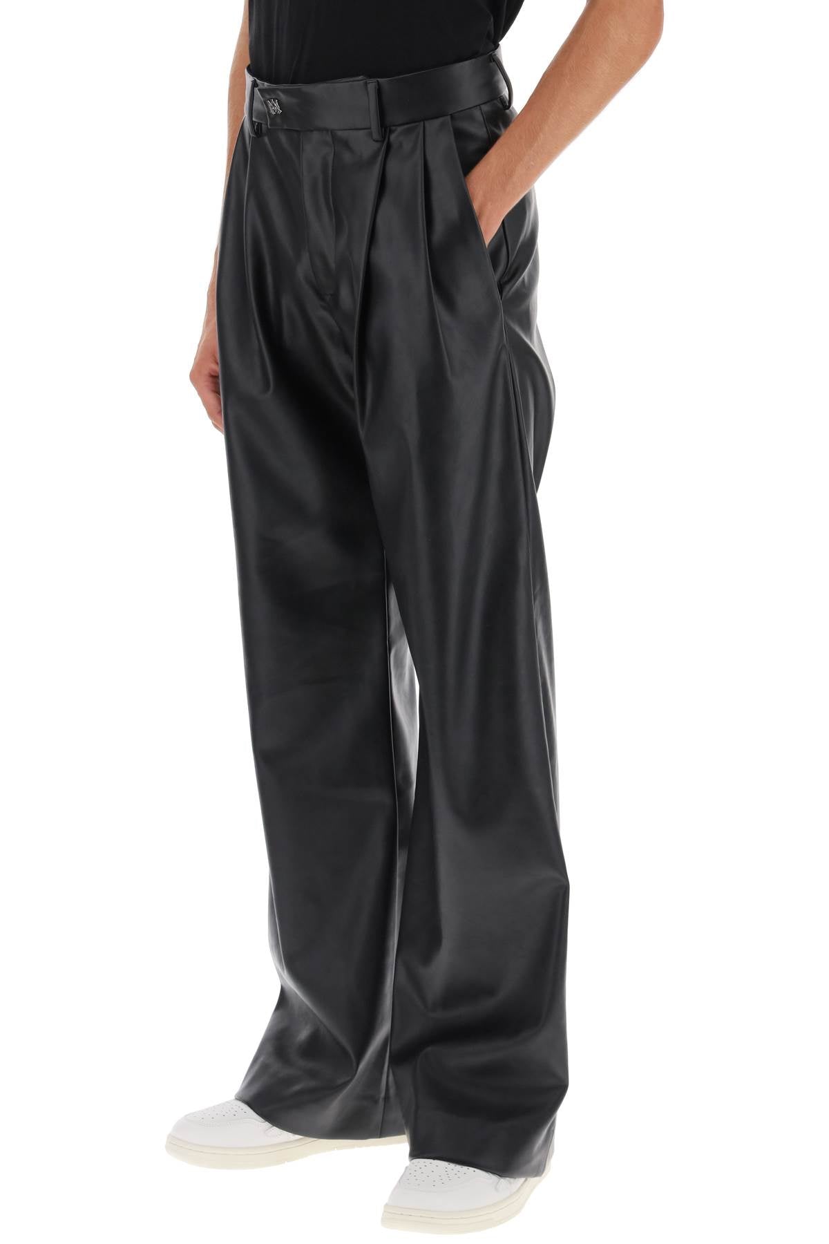 Amiri Amiri faux leather wide leg pants