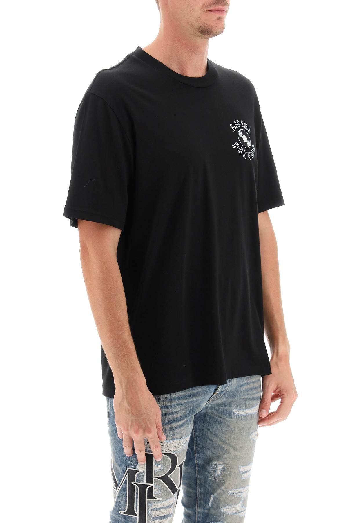 Amiri Amiri premier record crew-neck t-shirt