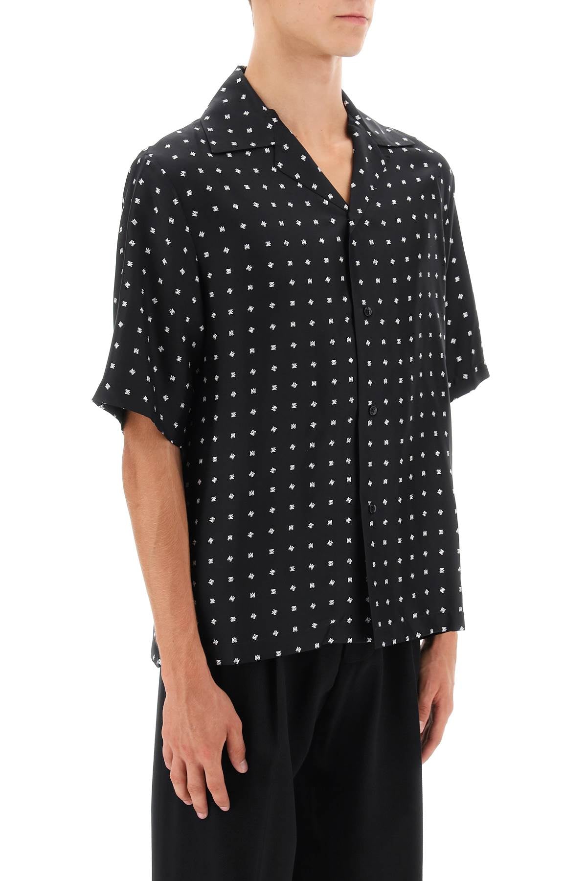 Amiri Amiri bowling shirt with logo motif