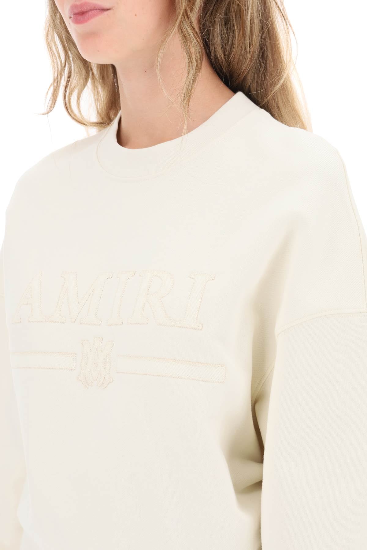 Amiri Amiri crew-neck sweatshirt with logo patch