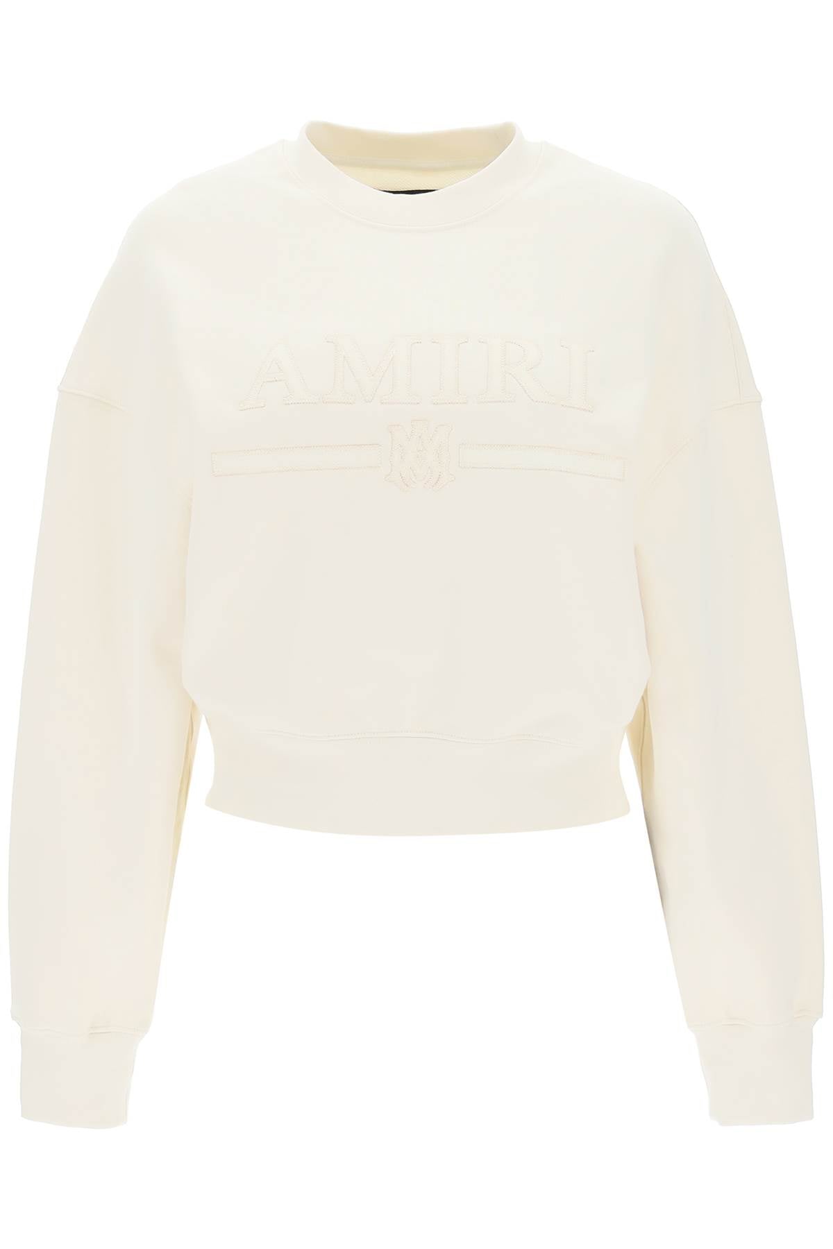 Amiri Amiri crew-neck sweatshirt with logo patch