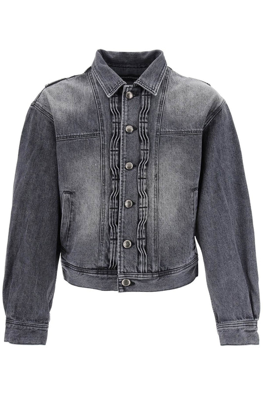 Andersson Bell Andersson bell denim jacket with wavy details