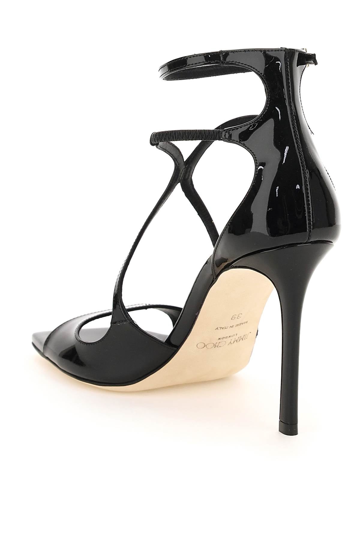 Jimmy Choo Jimmy choo patent leather azia 95 sandals