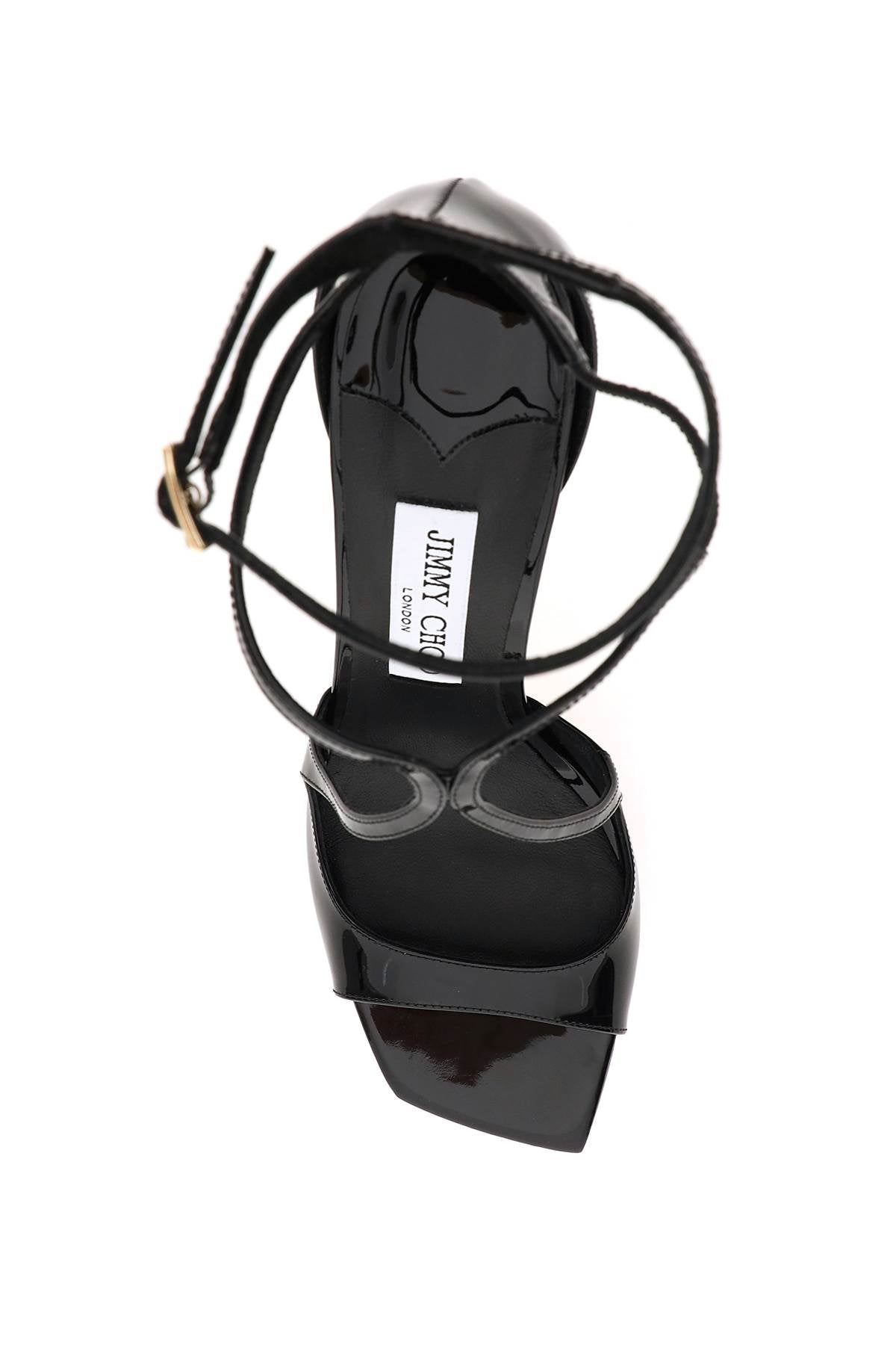 Jimmy Choo Jimmy choo patent leather azia 95 sandals