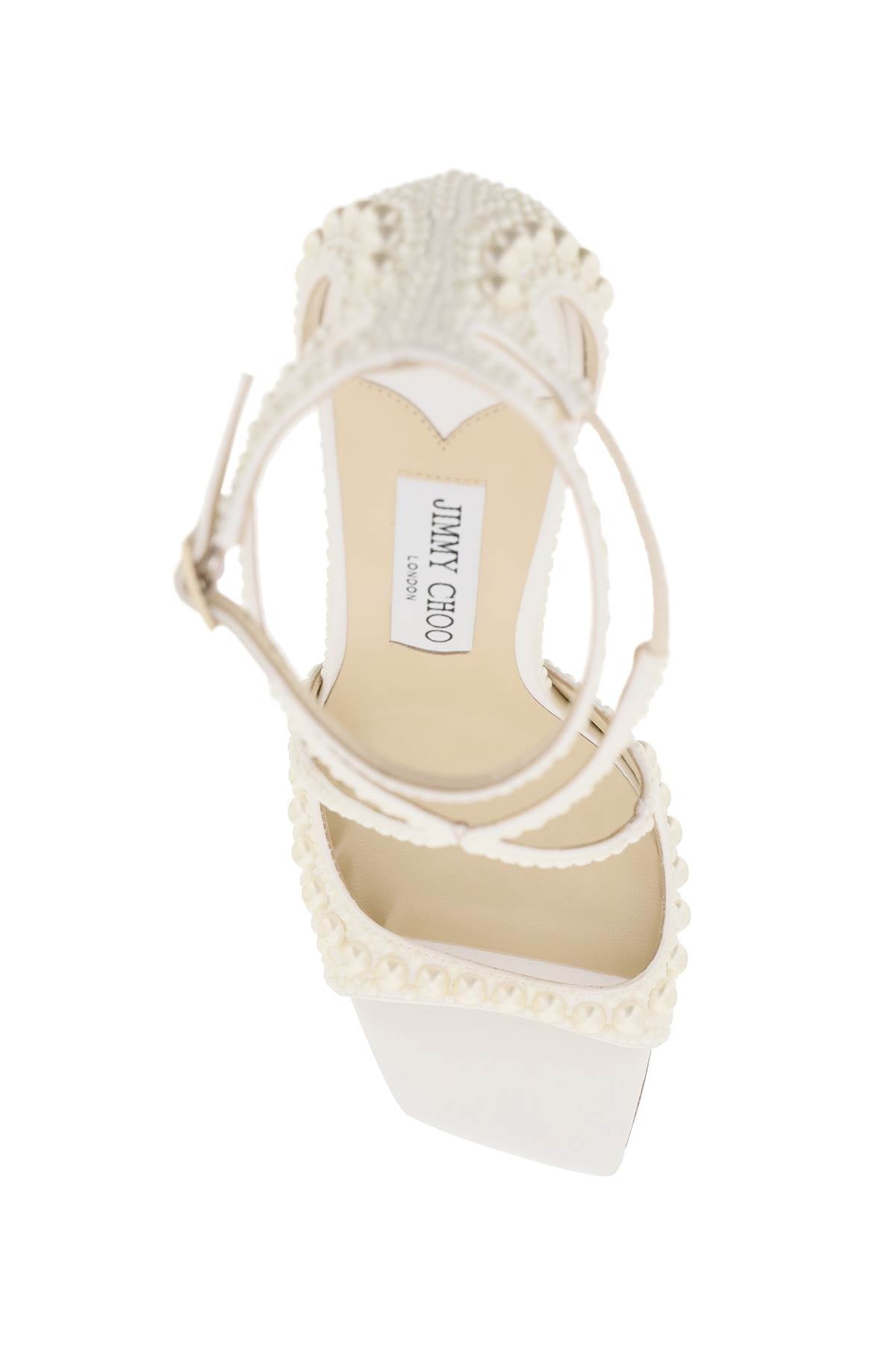 Jimmy Choo Jimmy choo azia 95 sandals with pearls