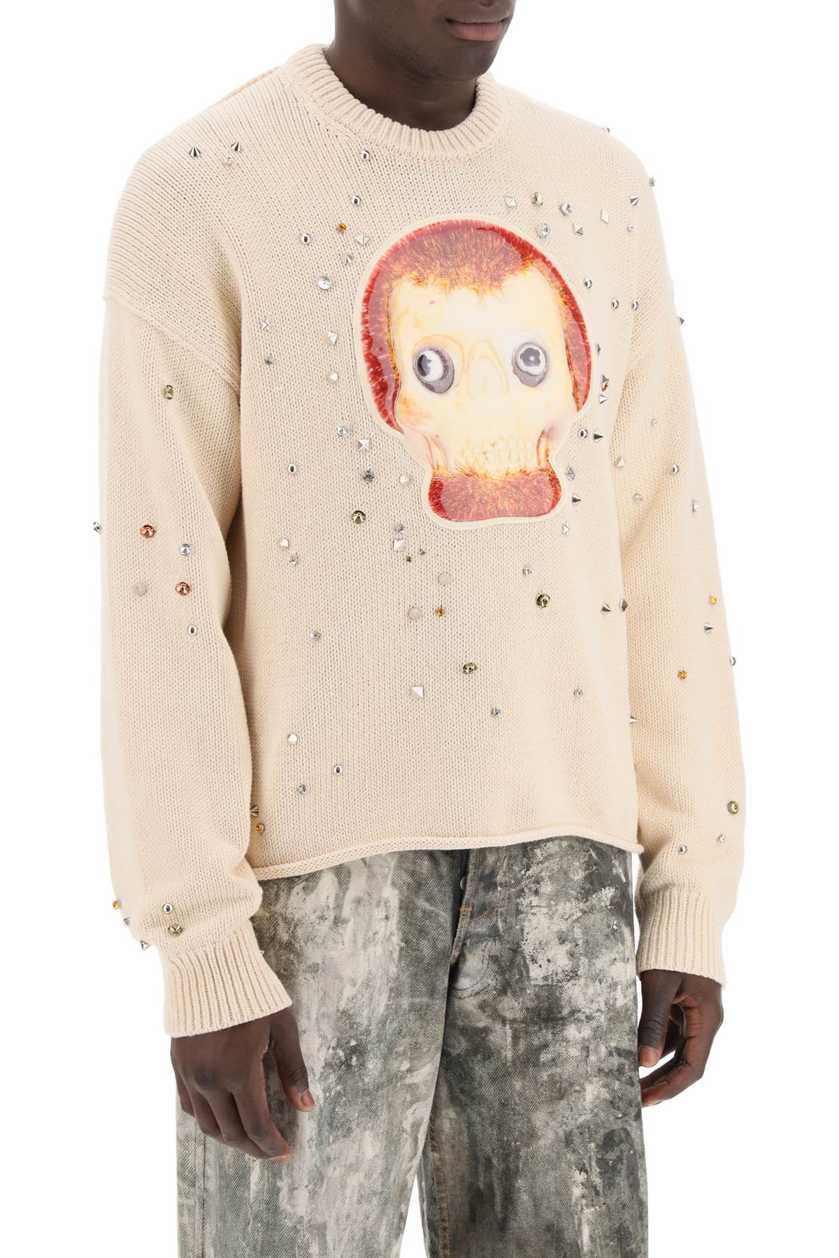 Acne Studios Acne studios "studded pullover with animation