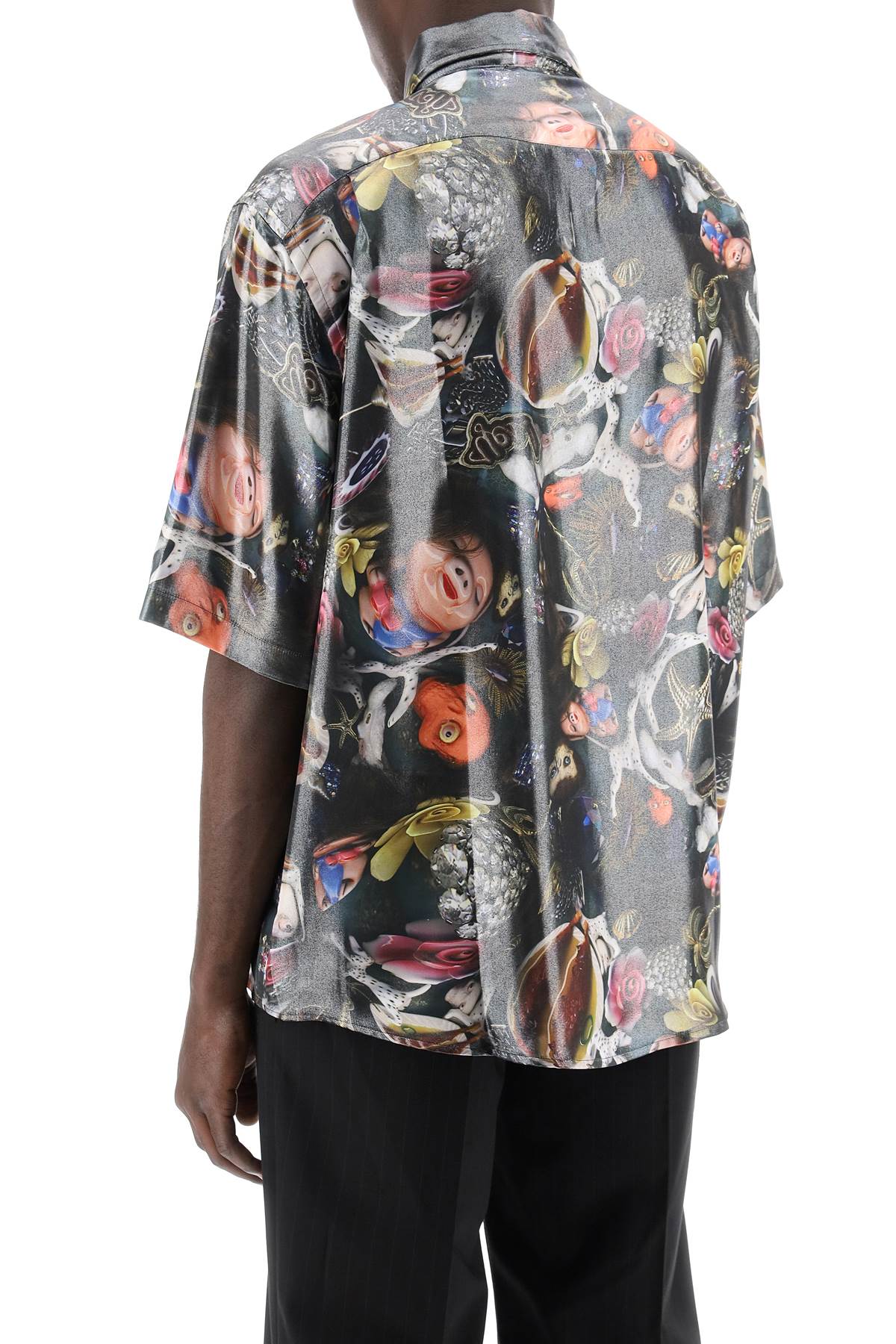 Acne Studios Acne studios short-sleeved shirt with print for b. sund