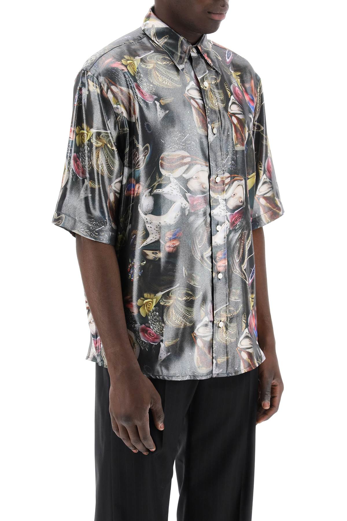 Acne Studios Acne studios short-sleeved shirt with print for b. sund