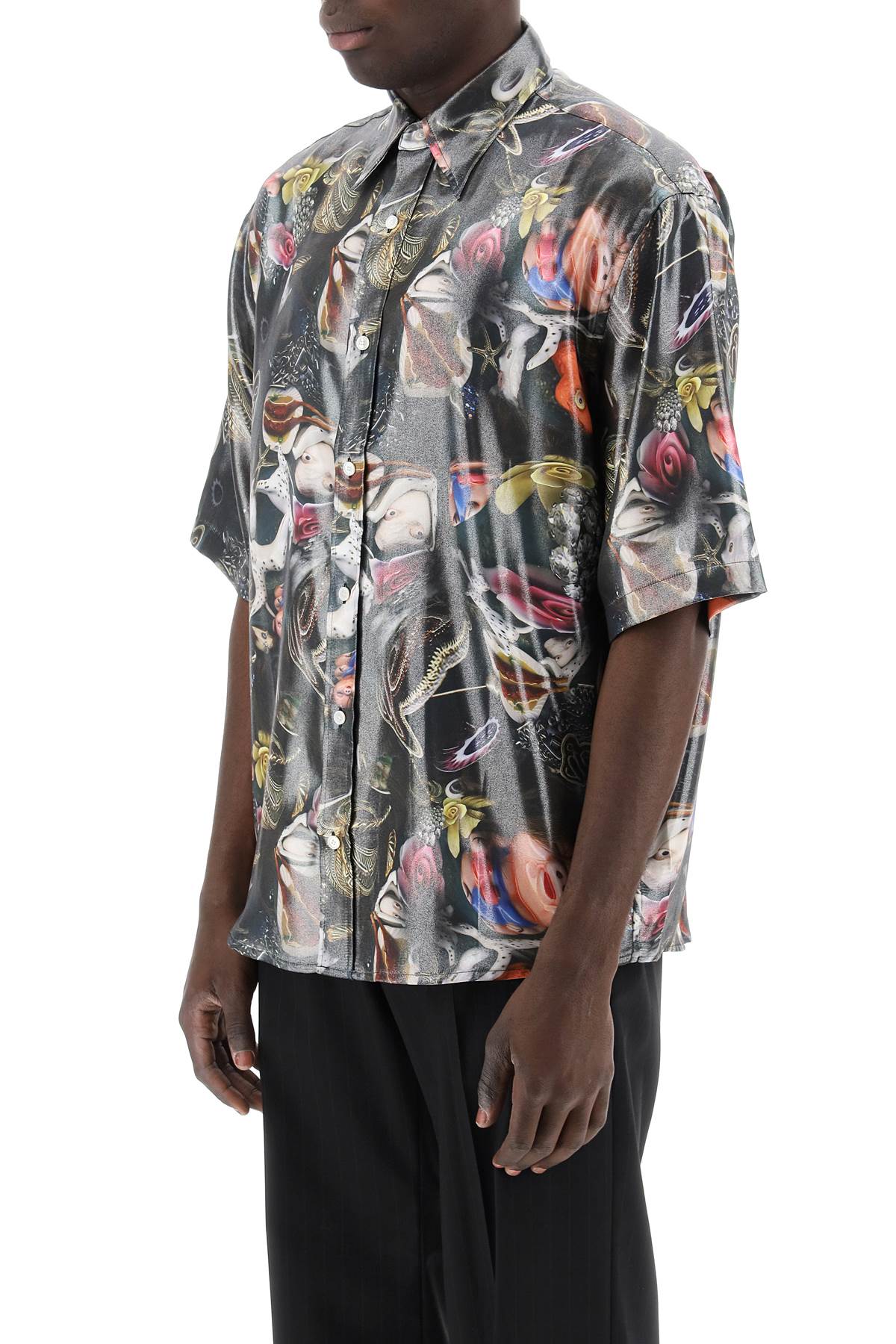 Acne Studios Acne studios short-sleeved shirt with print for b. sund