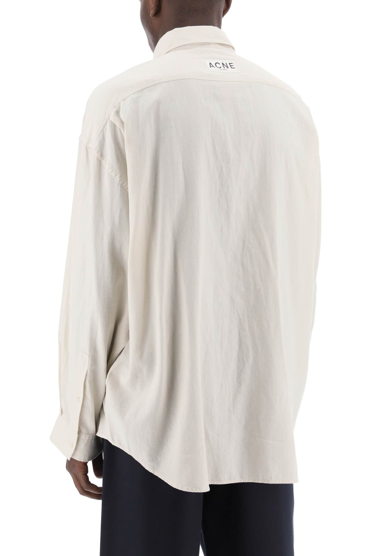 Acne Studios Acne studios camicia oversize in cotone