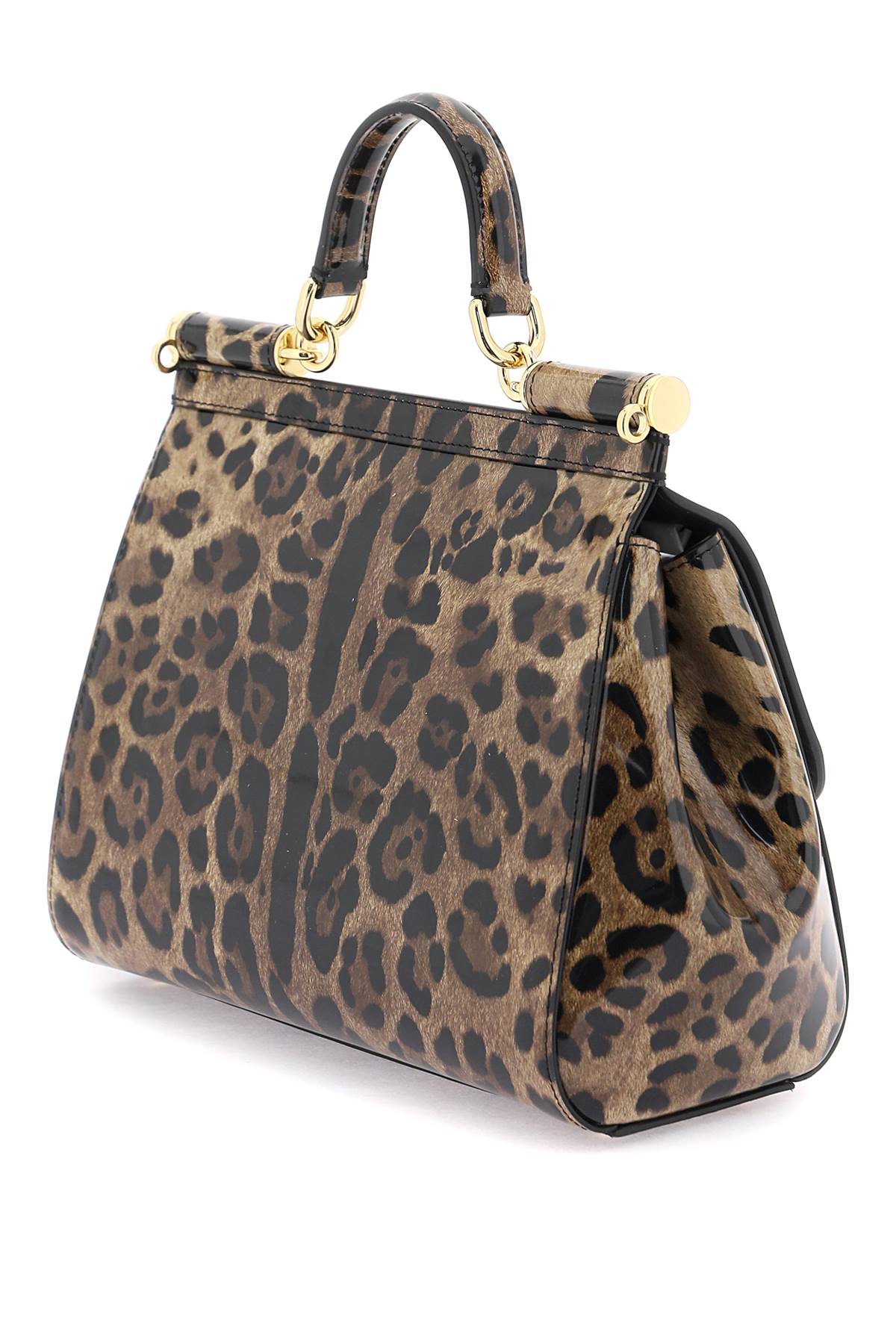 Dolce & Gabbana Dolce & gabbana leopard leather medium 'sicily' bag