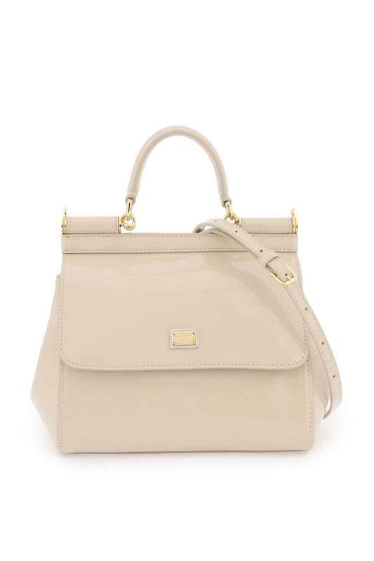 Dolce & Gabbana Dolce & gabbana patent leather 'sicily' handbag