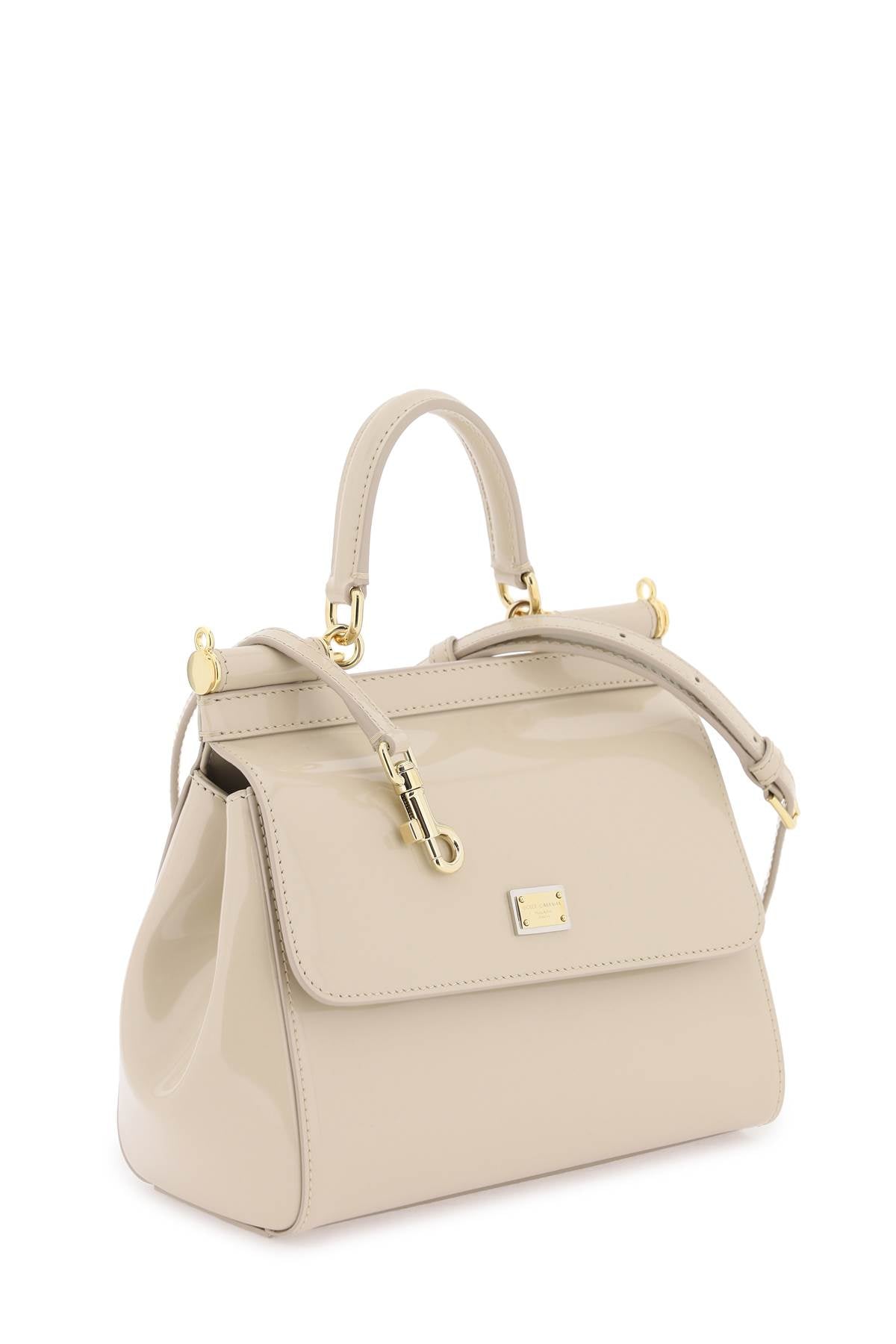 Dolce & Gabbana Dolce & gabbana patent leather 'sicily' handbag